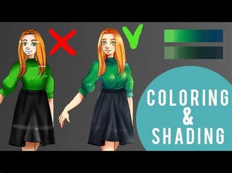 Tutorial: Coloring and Shading - Digital Art - YouTube