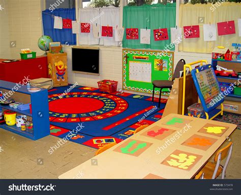 Preschool! Kindergarten Classroom! Stock Photo 573478 : Shutterstock