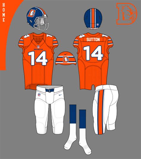 These fan-made Denver Broncos uniforms are amazing