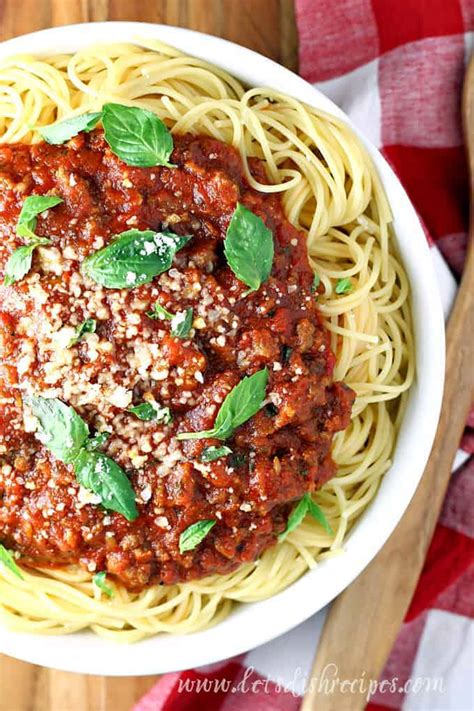 Best Slow Cooker Spaghetti Sauce — Let's Dish Recipes