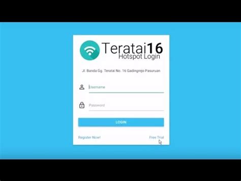 Download MikroTik Hotspot Login Page Material Design - YouTube