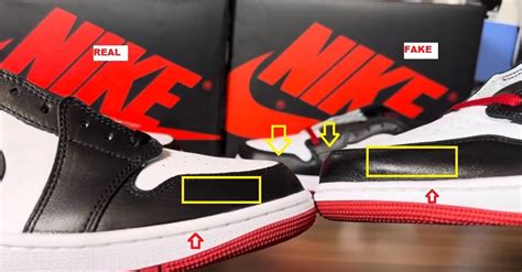 How To Spot & Identify The Fake Air Jordan 1 Low Black Toe