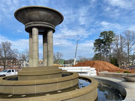 Photos: Downtown Cary Park Structures Taking Shape – CaryCitizen