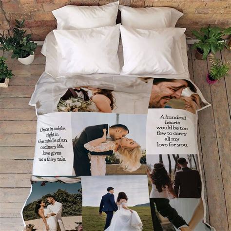 Personalized Photo Collage Blanket Wedding Anniversary Gift - Etsy