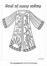 Free Coat Of Many Colors Coloring Page  Printables Kidadl sketch template
