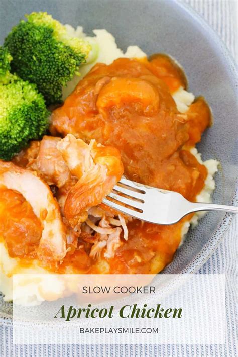 Apricot Chicken | Slow Cooker - Bake Play Smile