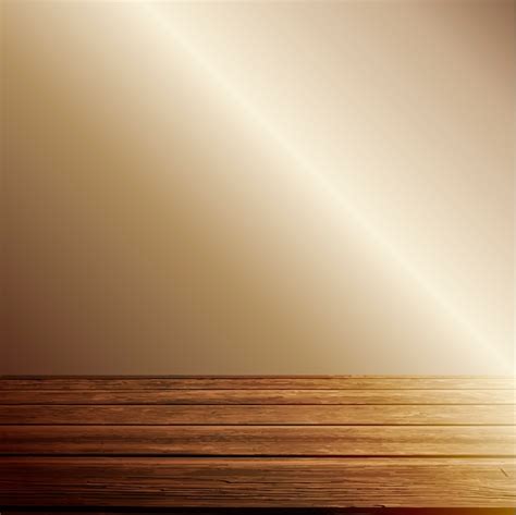 Light on wooden floor background Vector | Free Download