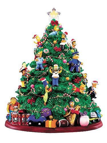 Simpsons: Lighted Christmas Tree Mini Statue - Hamilton - Simpsons - Statues at Entertainment ...