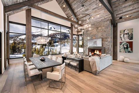 Breathtaking mountain modern home in Montana with inviting details