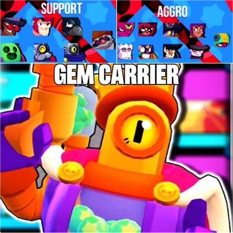 The real types of gem grab brawlers :) : r/Brawlstars