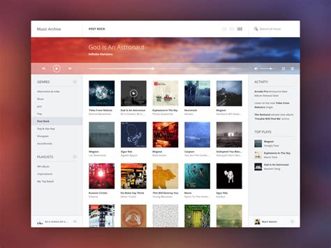 Music Archive by Piotr Adam Kwiatkowski - Dribbble