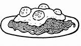 Pasta Coloring Pages  Best For Kids sketch template