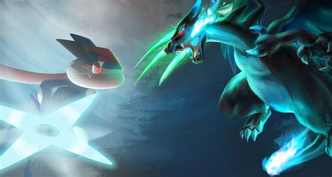 🔥 Download Ash Greninja Vs Mega Charizard X 4k Ultra HD Wallpaper by ...