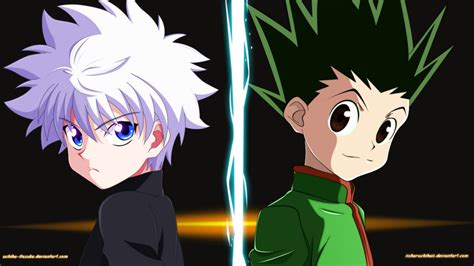 Killua and Gon [collab] by Adriano-Arts on DeviantArt