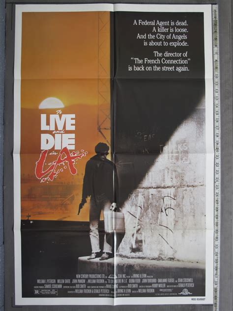 TO LIVE AND DIE IN L.A. (1985) Original Movie Poster For Sale