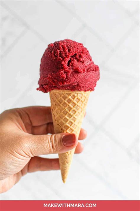 Mixed Berry Sorbet - Make With Mara