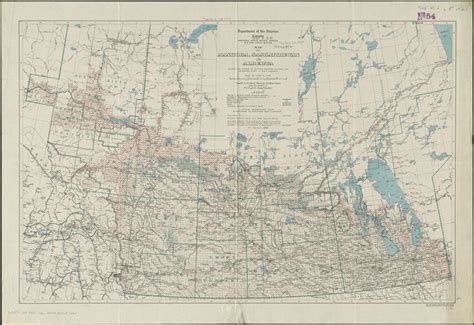 Map of Manitoba, Saskatchewan and Alberta - Norman B. Leventhal Map & Education Center