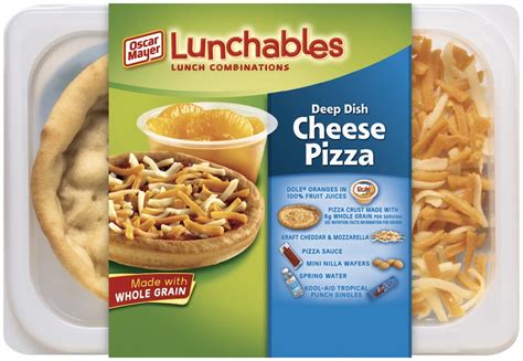 Lunchables now has bread made with whole grains!