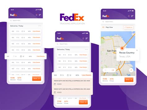 FedEx Tracking Application by Sruchan Kumar Application Design, Saint ...