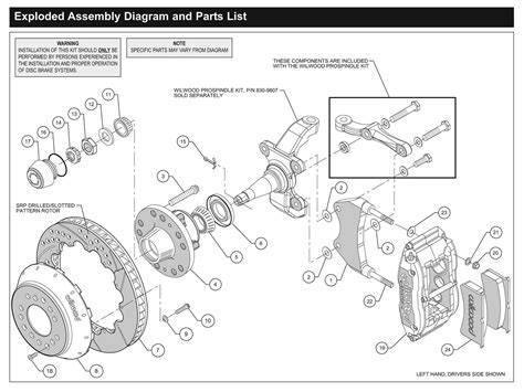 Disc Brake Assembly Diagram