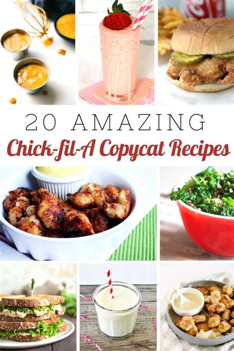 20 Amazing Chick-fil-A COPY CAT RECIPES TO ENJOY AT HOME