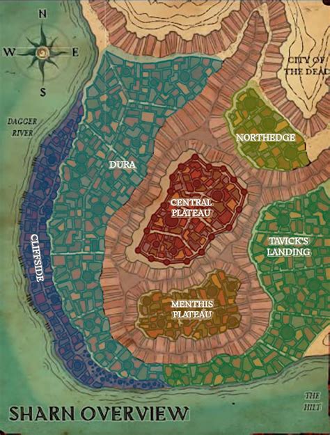 Recoloured Sharn Maps: Plateaus & Middle Wards : r/Eberron