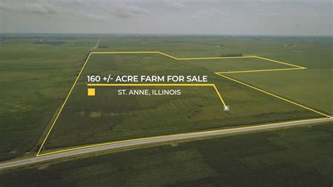 160 Acre Farm for Sale Kankakee County, Illinois Land Value Price Acre