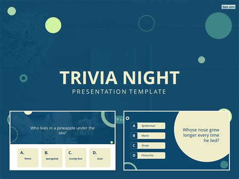 Free Trivia PowerPoint Template & Presentation Slides