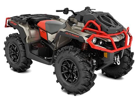 New 2022 Can-Am Outlander X MR 1000R Liquid Titanium / Magma Red | ATVs in Muskogee OK