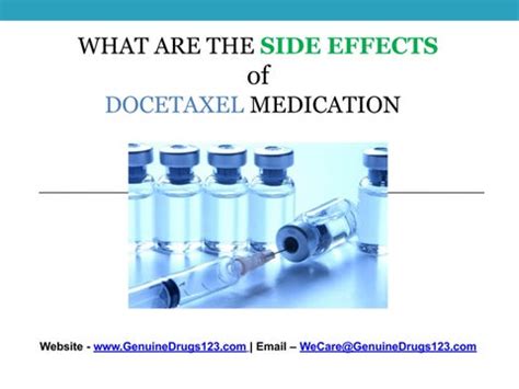 Docetaxel side effects by sam corner - Issuu