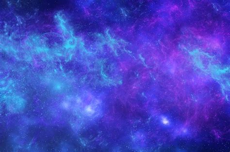 Premium Photo | Galaxy background with star blue and purple background