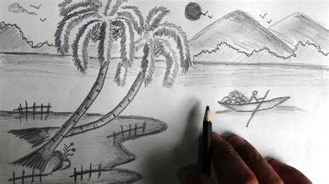 √ Nature Beginner Pencil Sketches Easy