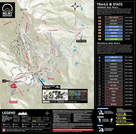 Big Sky Resort Trail Maps | Ski Map of Moonlight Basin | Ski.com