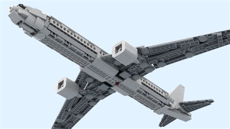 LEGO MOC Boeing 777-300ER by toppingd | Rebrickable - Build with LEGO