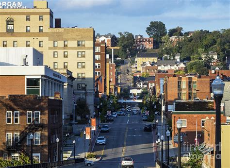 Downtown Morgantown West Virginia Photograph by Kenneth Lempert