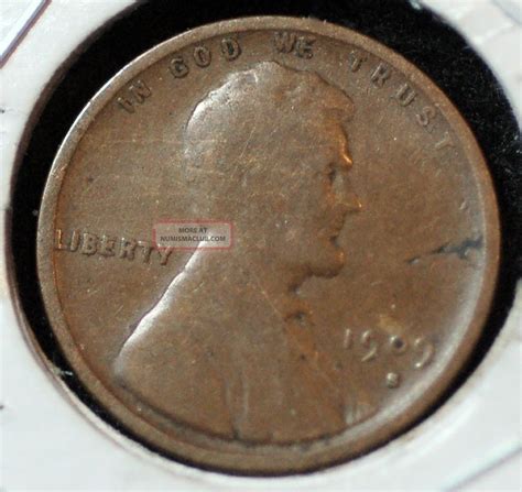 1909 - S Lincoln Wheat Cent In.