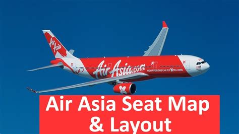 Air Asia Seat Map and Layout | Air Asia Domestic Flight Seating Arrangement - YouTube