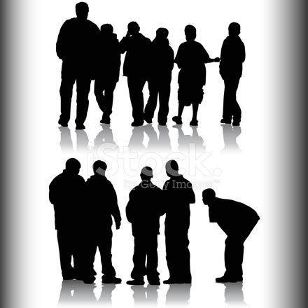 Family and Friends Silhouette Series stock photos - FreeImages.com