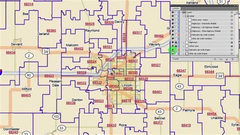 Nebraska Area Codes - Map, List, And Phone Lookup - Printable Map Of Omaha With Zip Codes ...