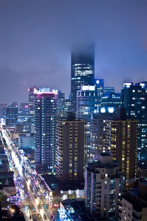 City foggy skyline stock photo. Image of hotel, architect - 7225412