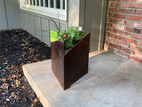 Rustic Metal Planter | Etsy