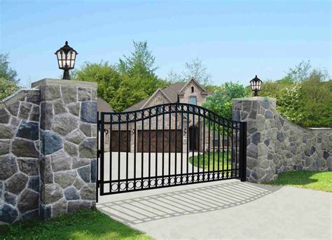 Single Swing Driveway Steel Gate - Dublin Style - DMV Gates & Security