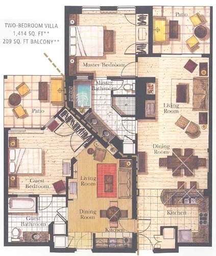 Westin Kierland Villas timeshare floorplan | Flickr - Photo Sharing!