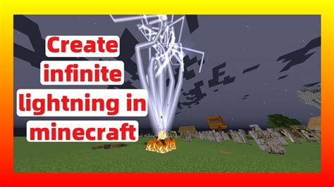 How to create infinite lightning in minecraft - Jebbidan youtube