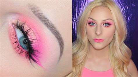 BARBIE PINK MAKEUP LOOK | beccaboo - YouTube