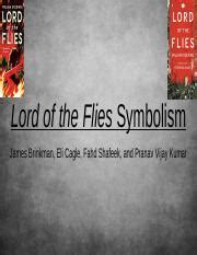 Symbolism in Lord of the Flies | Course Hero