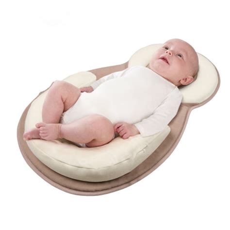 Newborn Baby Head Shaping Pillow (Memory Foam Cushion) Preventing Baby Flat Head Syndrome ...