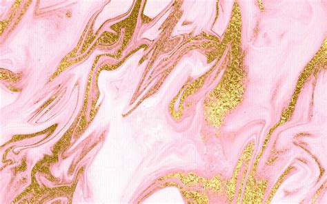 Download Pink And Gold Marble Background | Wallpapers.com