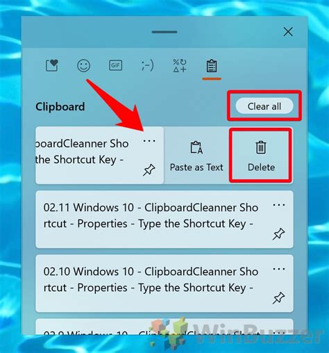 How To Clear The Clipboard In Windows 10 With A Shortcut | winbuzzer