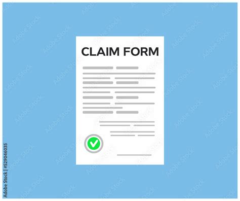 Claim form, Check list, Online claim form logo design. Application form document applying for ...